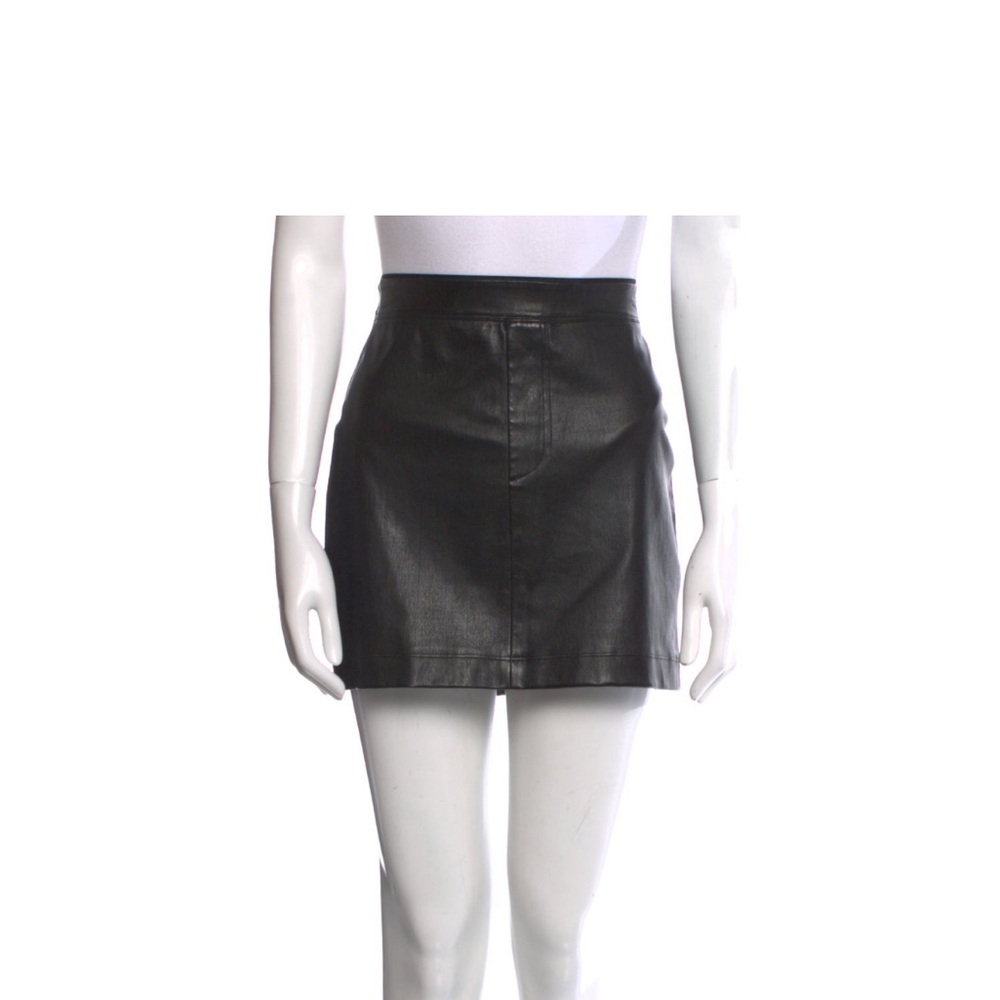 Helmut Lang leather skirt